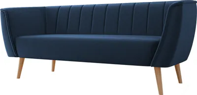 Produktbild von MIRJAN24 Sofa Pas 3, Polstersofa mit Wellenfeder, Holzfüße, Wohnzimmer Kollektion (Farbe: Kronos 09)
