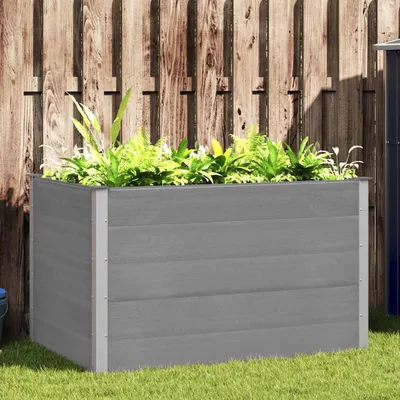 Produktbild von vidaXL Garten-Hochbeet WPC 150x100x91 cm Grau