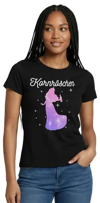 Produktbild von Spreadshirt JGA Frauen | Kornröschen Frauen T-Shirt, S, Schwarz