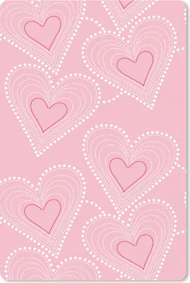 Produktbild von MuchoWow® Mauspad Mousepad Herzen - Muster - Rosa 18x27 cm - Mousepads - Maus Mat - Pad - Mausunterlage