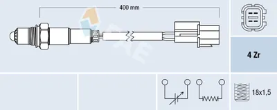 Produktbild von FAE Lambdasonde für HYUNDAI SANTA FÉ I (SM) 77682