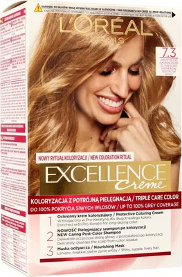 Zdjęcie produktu dla Farba Do Włosów L`oreal Excellence Creme 7.3 Złocisty Blond