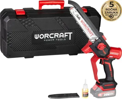 Zdjęcie produktu dla Piła łańcuchowa Worcraft CHS-S20LiBD ShareSYS, bezszczotkowa, 20V Li-ion, łańcuch 8 cali, minipiła łańcuchowa