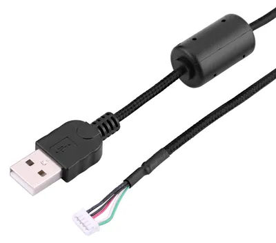 Zdjęcie produktu dla 2-metrowy przewód USB do myszy – zamiennik, kabel naprawczy, akcesorium do myszy gamingowej Logitech G500s