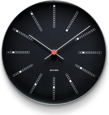 Obrázek produktu pro Nástěnné hodiny Arne Jacobsen Bankers Ø29 cm černé