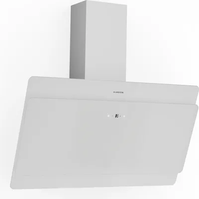 Zdjęcie produktu dla KlarsteinAurica 90, okap kuchenny przyścienny, 90 cm, 610 m³/h, LED, panel dotykowy, szkło, kolor biały