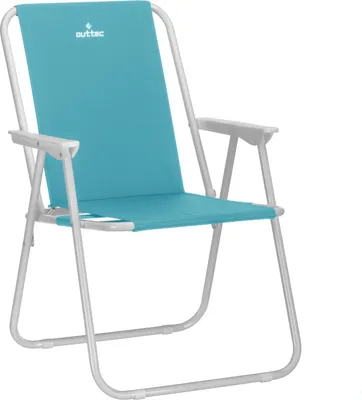Produktbild von Outtec® Campingstuhl - bis 100 kg - Angelstuhl, Klappstuhl, Faltbar Stuhl, Gartenstuhl, Leicht Camping Stuhl, Strandstuhl für Garten, Balkon, Strand