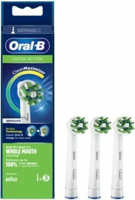 Image de Oral-B CrossAction brossettes de rechange 3 pièces