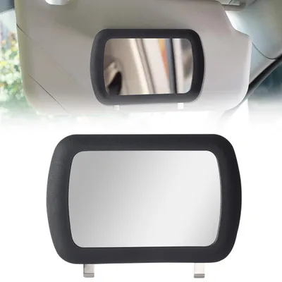 Produktbild von Kosmetikspiegel fürs Auto, Sonnenblendenspiegel für Kosmetikzwecke, tragbarer Sonnenblendenspiegel, Sonnenblendenspiegel, Autospiegel für die Sonnenblende, 16,7 x 11 cm