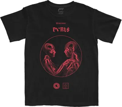 Produktbild von Pvris - "Lovers" T-Shirt für Herren/Damen Uni RO2908 (S) (Schwarz)