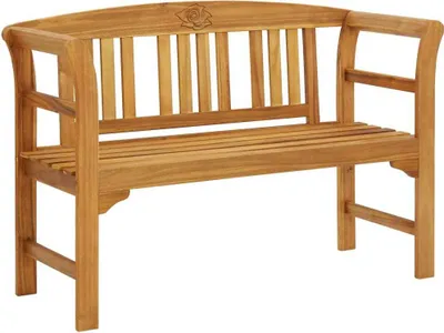 Produktbild von The Living Store Gartenbank 114 cm Massivholz Akazie