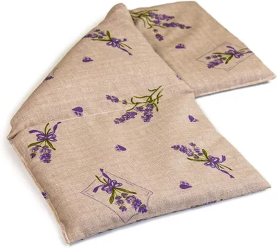 Productafbeelding van Kussens gevuld met granen, 3 stuks, 50x20 cm, "Landhuisstijl Romantiek", kersenpitkussens