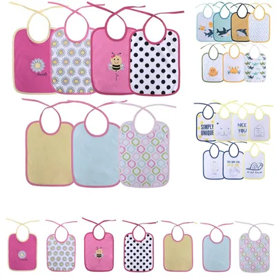 Obrázek produktu pro Baby Care dtsk bryndk 7dln sada, dvouvrstv, prateln, zavazuje se, od narozen rov