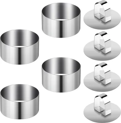 Produktbild von Dessertringe und Servierringe – Set mit 4 Stück – Servierringe