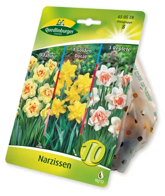 Produktbild von Narzissen gefüllt Mix (10 Stück) | Narzissenzwiebeln von Quedlinburger