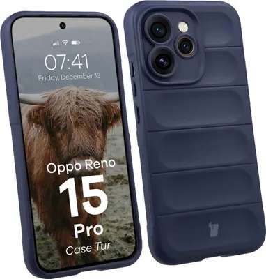 Produktbild von Robuste Handyhülle für Oppo Reno 15 Pro, Bizon Case Tur, Dunkelblau