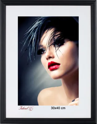 Produktbild von Artos Holz Bilderrahmen Acrylglas Plexi Lifestyle Foto Rahmen Collage Wanddeko Poster - Farbe: Schwarz | Format: 30x40