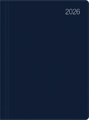 Produktbild von Zettler Taschenkalender 1T/1S blau 2026 - Timer 10 × 14 cm, 1 Tag pro Seite, flexibler Kunststoffeinband,