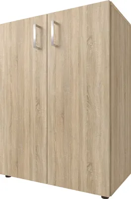 Produktbild von Schrank Beistellschrank Kommode Aktenschrank Büroschrank Standschrank "Trio 2" Sonoma/Eiche