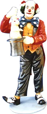 Produktbild von Design Clownmagier Figur Statue Skulptur Figuren Skulpturen Dekoration Deko 5027