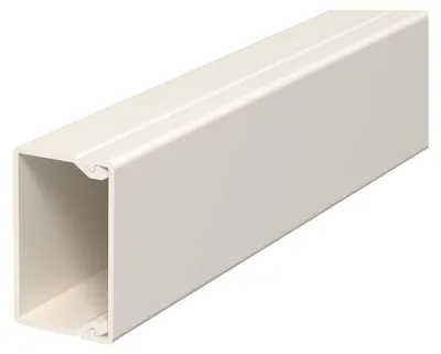 Immagine prodotto di 2 metri Tubo parete+soffitto 25x40mm, PVC - Canalina 25x40mm RAL9001 WDK25040CW