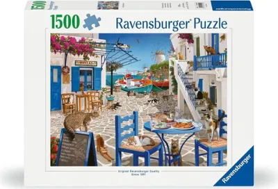 Immagine prodotto di Puzzle RAVENSBURGER Gatti a Mykonos 1500 pezzi