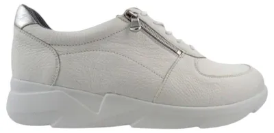 Immagine prodotto di Mezze scarpe stringate Waldläufer in bianco/bianco combi, numero 7