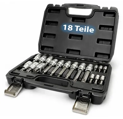 Produktbild von Bituxx Torx Nuss Set 18 tlg., MS-13381