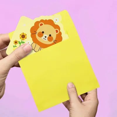 Produktbild von 16 Stück Tierkarten für Kinder - Geburtstagswunsch-Notizkarte mit Umschlägen - Cartoon-Thema - Mädchen Jungen Klassenkameraden Freunde - verschiedene Dankeskarten - Kindergeburtstag Babyshower