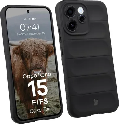 Produktbild von Robuste Handyhülle für Oppo Reno 15 F / FS, Bizon Case Tur, Schwarz