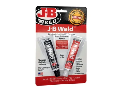 Produktbild von JB Weld 8265S Kaltschweißformel, Stahlverstärktes Epoxidharz, 353 kg/cm², 4-6 h Aushärtezeit - für Metall, Holz, Kunststoff, Fliesen, PVC, Keramik, Glasfaser, Beton