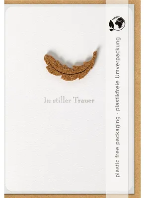 Produktbild von Perleberg 7841024-2 Trauerkarte Moments - inkl. Umschlag