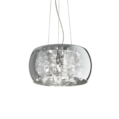 Image de Ideal Lux Lampe à suspendre Audi-80 5-flammes fumée 197661