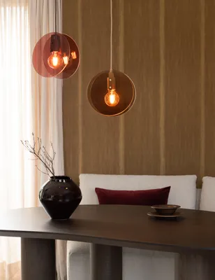 Produktbild von It's about Romi Hängelampe Toledo Glas Braun