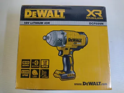 Produktbild von DeWALT DCF899N-XJ Schraubendreher Schwarz  Gelb 1900 RPM