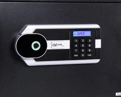 Produktbild von Olympia GOsafe 5300FP, Frei stehend sicher, Schwarz, Code, Lesegerät für den Fingerabdruck, Schlüssel, 12 l, Polypropylen (PP), 300 mm