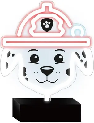 Obrázok produktu pre Dekoratívny LED neón na stojane Paw Patrol - Marshall