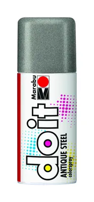 Produktbild von Marabu Sprühfarbe do it ANTIQUE STEEL antik silber 150 ml Dose