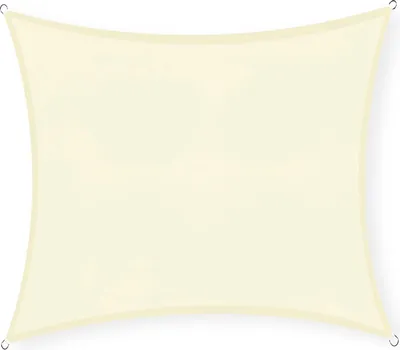 Produktbild von Goliving Schattiertuch – Sonnensegel – Blockiert UV-Strahlung – 3,6m – Cremeweiß