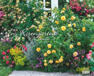 Produktbild von Im Rosengarten 2025 - DUMONT Garten-Kalender - Querformat 52 x 42,5 cm - Spiralbindung