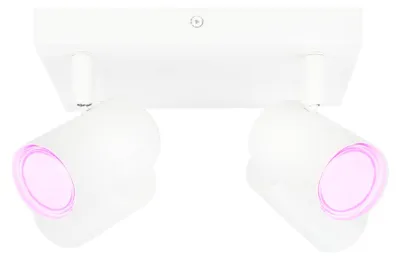 Image de Ledvion Spot LED Plafond Smart Blanc 1 spot GU10 4.9W RGBWW