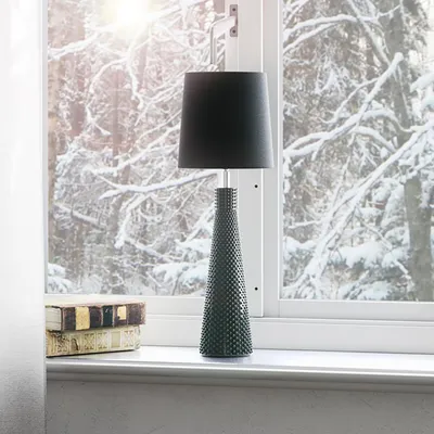 Image de Lampe de table By Rydens Lofty Slim 54 cm, noire