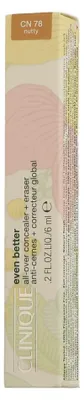 Image de Clinique Even Better All Over Concealer+Eraser CN 78 Nutty (6 ml)
