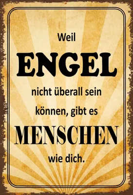 Produktbild von vianmo Holzschild 30x20 cm weil Engel nicht überall sein Dekoration