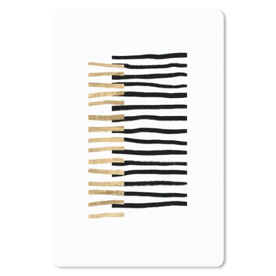 Produktbild von MuchoWow® Mauspad Mousepad Linie - Gold - Gestaltung 40x60 cm - Mousepads - Maus Mat - Pad - Mausunterlage - Schreibtisch Accesoire
