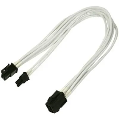 Produktbild von Nanoxia 900400023, 0,3 m, PCI-E (8-pin), PCI-E (6-pin), Weiß
