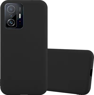 Produktbild von Cadorabo Hülle für Xiaomi 11T / 11T PRO Schutzhülle in Schwarz Handyhülle TPU Silikon Etui Case Cover