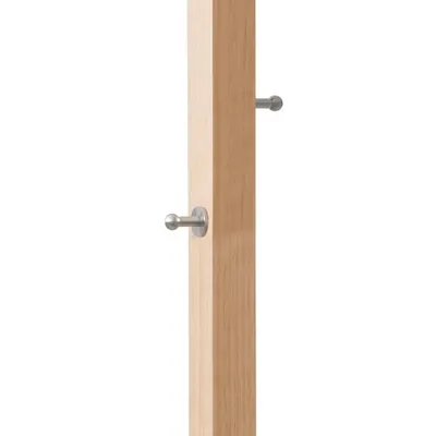 Produktbild von PaperFlow K700001, Bodenstehend, Buche, Mitteldichte Faserplatte (MDF), 6 Haken, Holz, Metall, Edelstahl