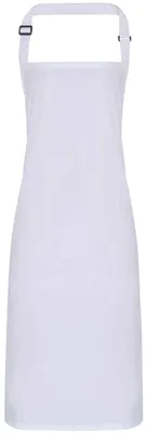 Image de Premier - Tablier à bavette, imperméable LT3431 (taille unique) (blanc)
