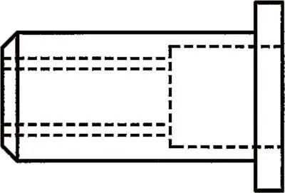 Obrázek produktu pro Gesipa Blindnietmutter Alu. M6 9x15.5mm dxl f.0.25-3.5mm Flachrundkopf